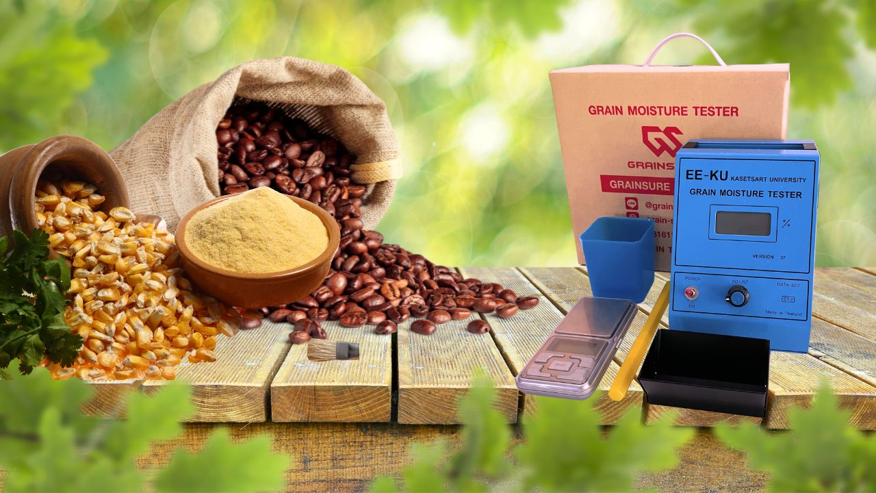 เครื่องวัดความชื้นเมล็ดพืชและเม็ดวัสดุ EE-KU : Grain Moisture Meter EE-KU