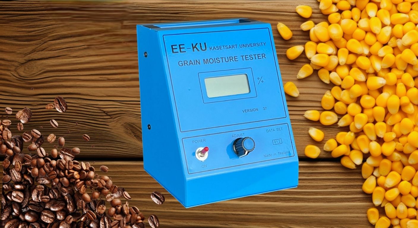 เครื่องวัดความชื้นเมล็ด ข้าวโพด กาแฟ EE-KU